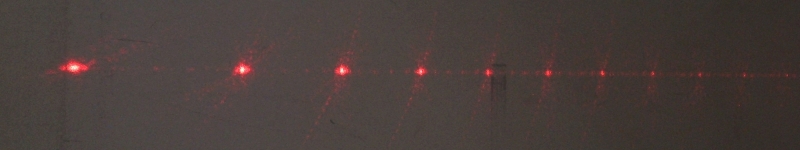 Pattern from one-hundredth-inch rulings